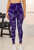 Tie-Dye High Waist Active Leggings - LACEDUPED