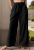 Drawstring Wide Leg Active Pants - LACEDUPED