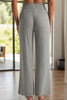 Ribbed High Waist Pants - LACEDUPED