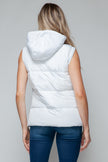 Snobbish Snap and Zip Closure Hooded Vest - LACEDUPED