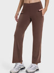 Pocketed High Waist Active Pants - LACEDUPED