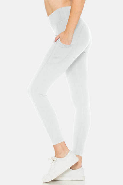 Leggings Depot High Waist Leggings with Pockets - LACEDUPED