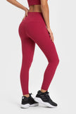 Highly Stretchy Wide Waistband Yoga Leggings - LACEDUPED