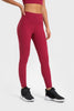 Highly Stretchy Wide Waistband Yoga Leggings - LACEDUPED