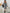 Honey Plus Size Houndstooth Long Sleeve Slit Dress