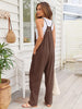 V-Neck Spaghetti Strap Jumpsuit - LACEDUPED