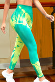 Tie-Dye High Waist Sports Leggings - LACEDUPED