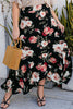 Plus Size Floral High-Rise Skirt