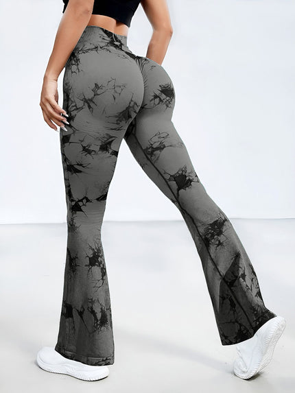 Tie-Dye High Waist Active Leggings - LACEDUPED