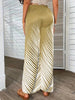 Printed Wide Leg Pants - LACEDUPED