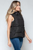 Snobbish Snap and Zip Closure Hooded Vest - LACEDUPED