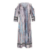 V Neck Summer Tie Dye Dresses - LACEDUPED