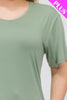 Plus Size Basic Short Sleeve T-shirt