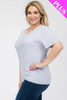 Plus Size Basic Short Sleeve T-shirt