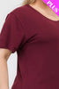 Plus Size Basic Short Sleeve T-shirt