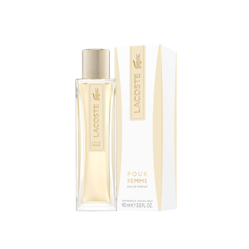 Lacoste pour femme 3 oz eau de parfum spray.