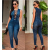 Denim Skinny Jeans - LACEDUPED