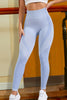 Wide Waistband Sports Leggings - LACEDUPED