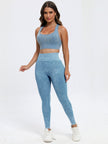 Scoop Neck Wide Strap Top and Pants Active Set - LACEDUPED