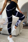 Slim Fit High Waist Long Active Pants - LACEDUPED