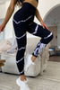 Slim Fit High Waist Long Active Pants - LACEDUPED