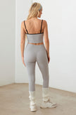 Le Lis Ribbed Crop Cami and High Waist Brushed Leggings Set - LACEDUPED