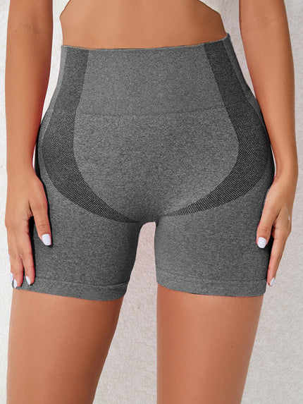 High Waist Active Shorts - LACEDUPED