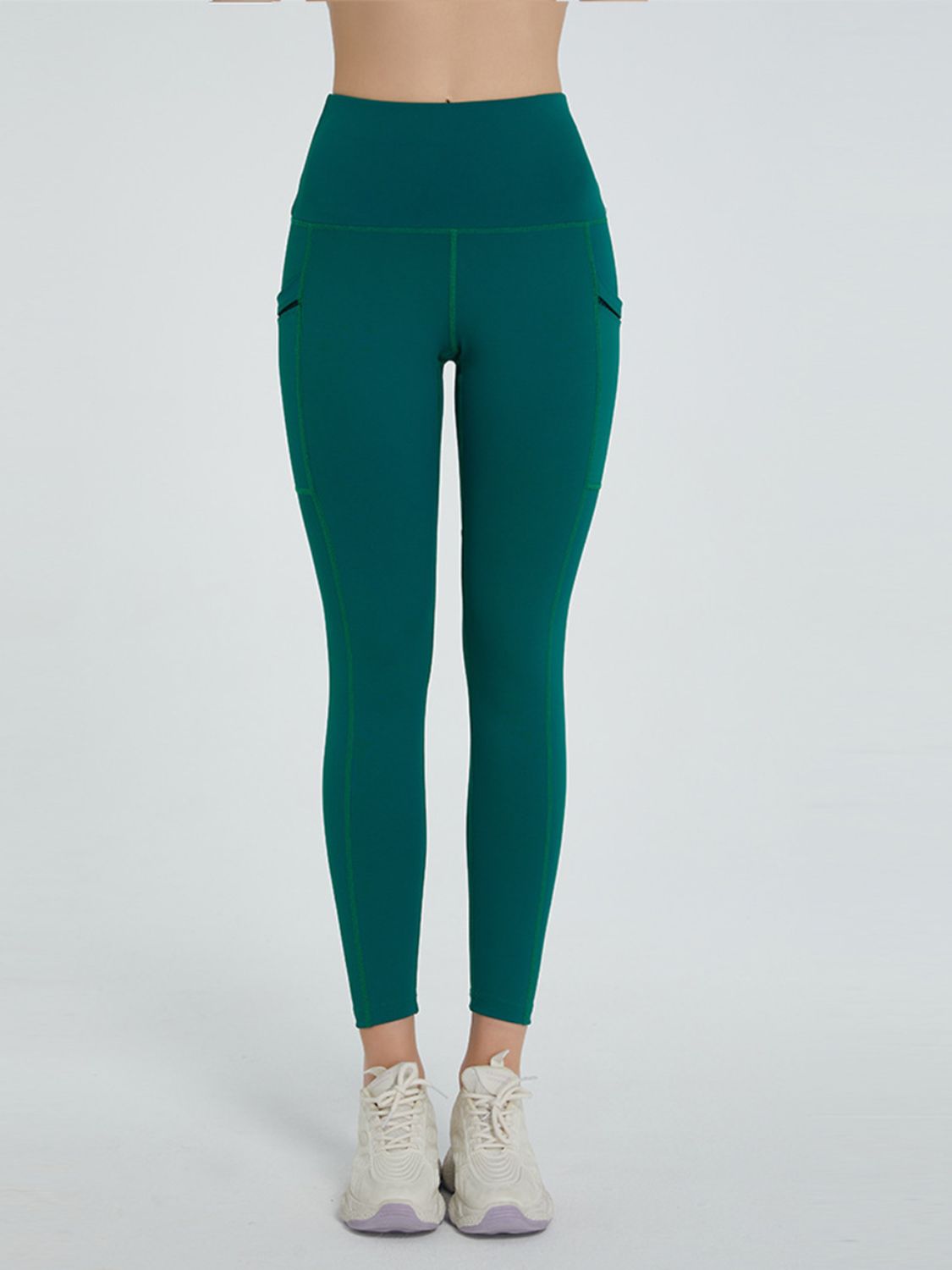 High Waist Active Leggings - LACEDUPED