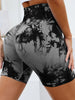 Tie-Dye High Waist Active Shorts - LACEDUPED