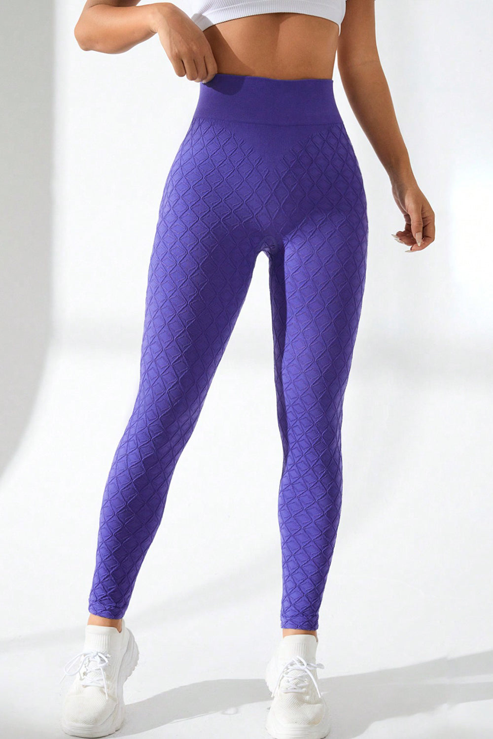 High Waist Active Leggings - LACEDUPED