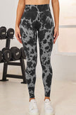 Tie-Dye High Waist Active Leggings - LACEDUPED