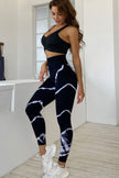 Slim Fit High Waist Long Active Pants - LACEDUPED