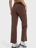 Pocketed High Waist Active Pants - LACEDUPED