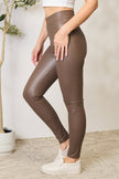 e.Luna Full Size High Waist Skinny Pants - LACEDUPED