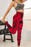 Tie-Dye High Waist Active Leggings - LACEDUPED