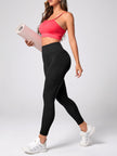 High Waist Active Leggings - LACEDUPED