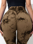 Tie-Dye High Waist Active Leggings - LACEDUPED