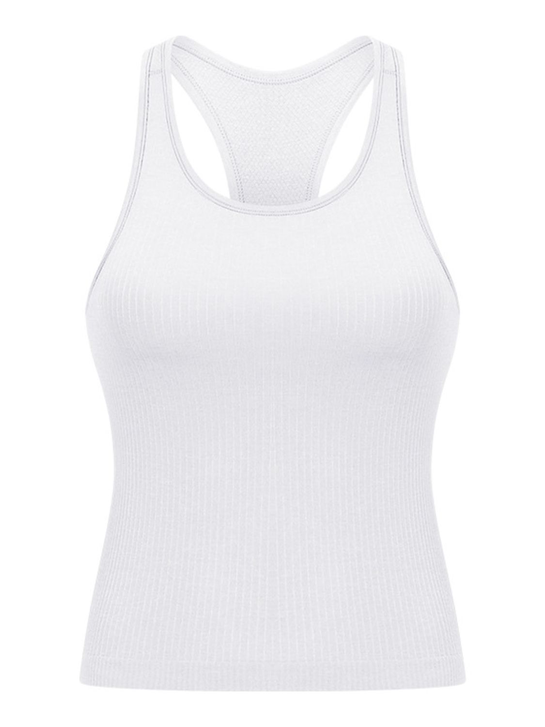 Round Neck Racerback Active Tank - LACEDUPED