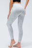 Wide Waistband Slim Fit Active Leggings - LACEDUPED