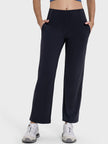 Pocketed High Waist Active Pants - LACEDUPED