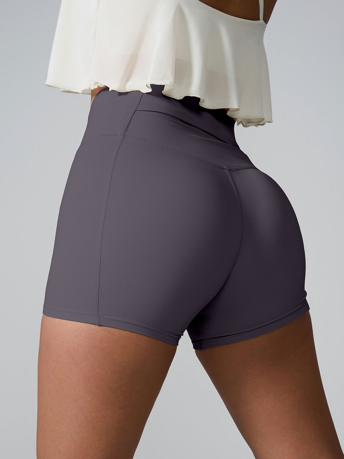 High Waist Active Shorts - LACEDUPED