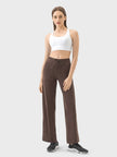 Drawstring Active Pants with Pockets - LACEDUPED