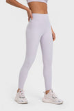 Highly Stretchy Wide Waistband Yoga Leggings - LACEDUPED