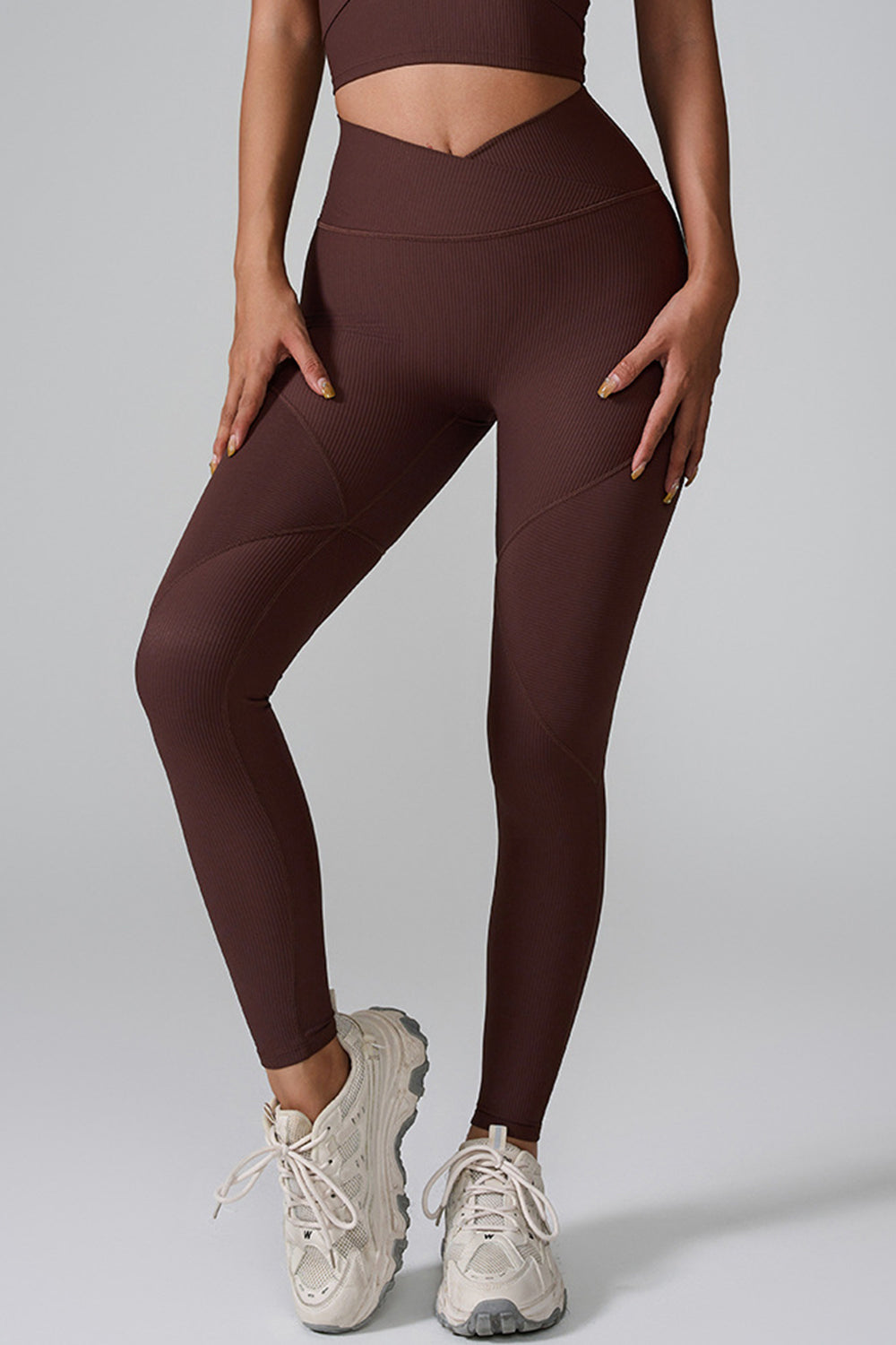 High Waist Active Leggings - LACEDUPED