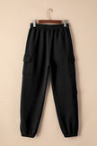 Pocketed Elastic Waist Active Joggers - LACEDUPED