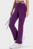 Tied Mid-Rise Waist Active Pants - LACEDUPED