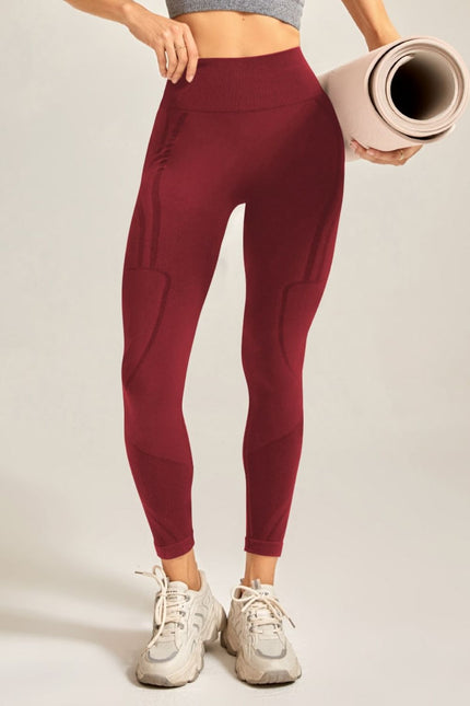 Wide Waistband Long Active Pants - LACEDUPED