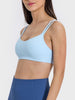 Scoop Neck Double Strap Active Cami - LACEDUPED