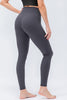 Wide Waistband Slim Fit Active Leggings - LACEDUPED