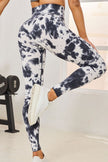 Tie-Dye High Waist Active Leggings - LACEDUPED